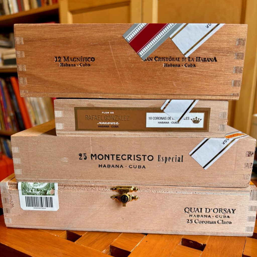 Courses en Andorre du 27 janvier 2024: Quai d'Orsay Coronas Claro, Montecristo Especial, Rafael Gonzalez Coronas de Lonsdale, San Cristobal de la Habana Magnifico.